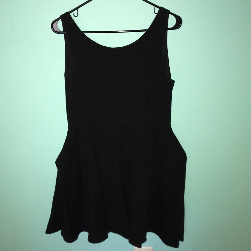 LuLu’s black mini dress